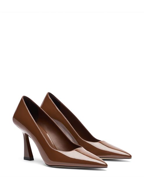 Brown calf leather pump Stuart Weitzman | SJ442LQPWAL